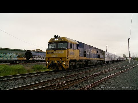6AM8 "The Overland" JBRE Passenger Train (4/10/2019) - PoathTV Australian Railways