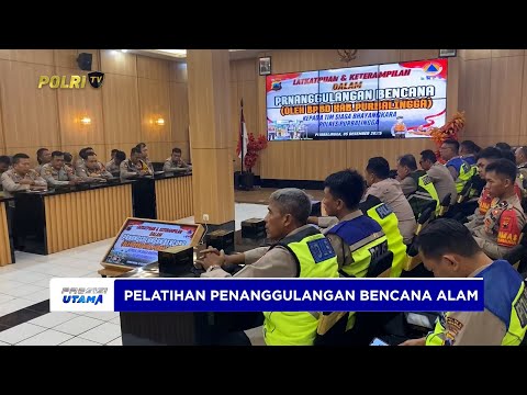 PLETON SIAGA BHAYANGKARA POLRES PURBALINGGA BERLATIH PENANGGULANGAN BENCANA
