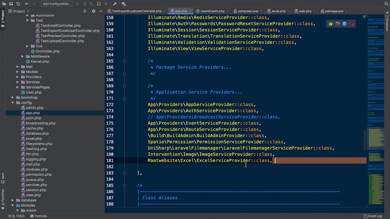 [maatwebsite/excel] . Export data in laravel 6x