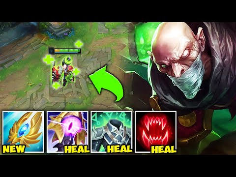 SERAPH'S HAS A NEW HEALING EFFECT? MAX HEAL SINGED NEVER DIES - League of Legends