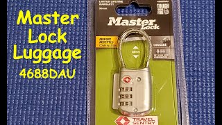(Picking 153) Master Lock Luggage 4688DAU decoded