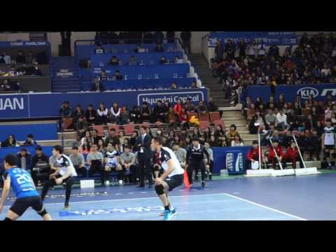 현대캐피탈 스카이워커스  skywalkers  대한항공전 대니 Danijel Galić 선수 서브