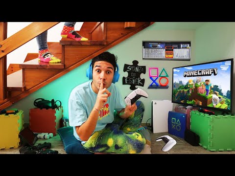 HO COSTRUITO UNA STANZA DEI VIDEOGIOCHI SEGRETA IN CASA NOSTRA E DOMINICK NON LO SA!