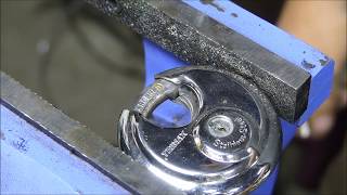 How to remove broken key from Trimax padlock