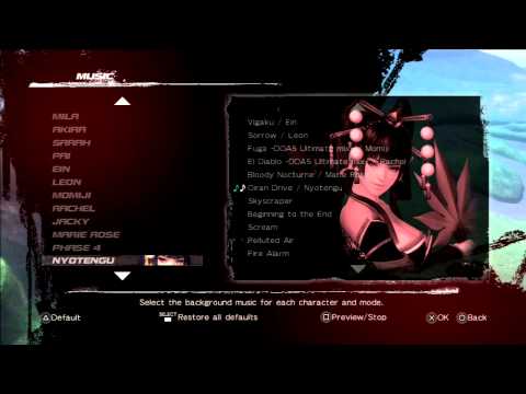 Oiran Drive (Nyotengu's Theme) - DOA5U [HD]