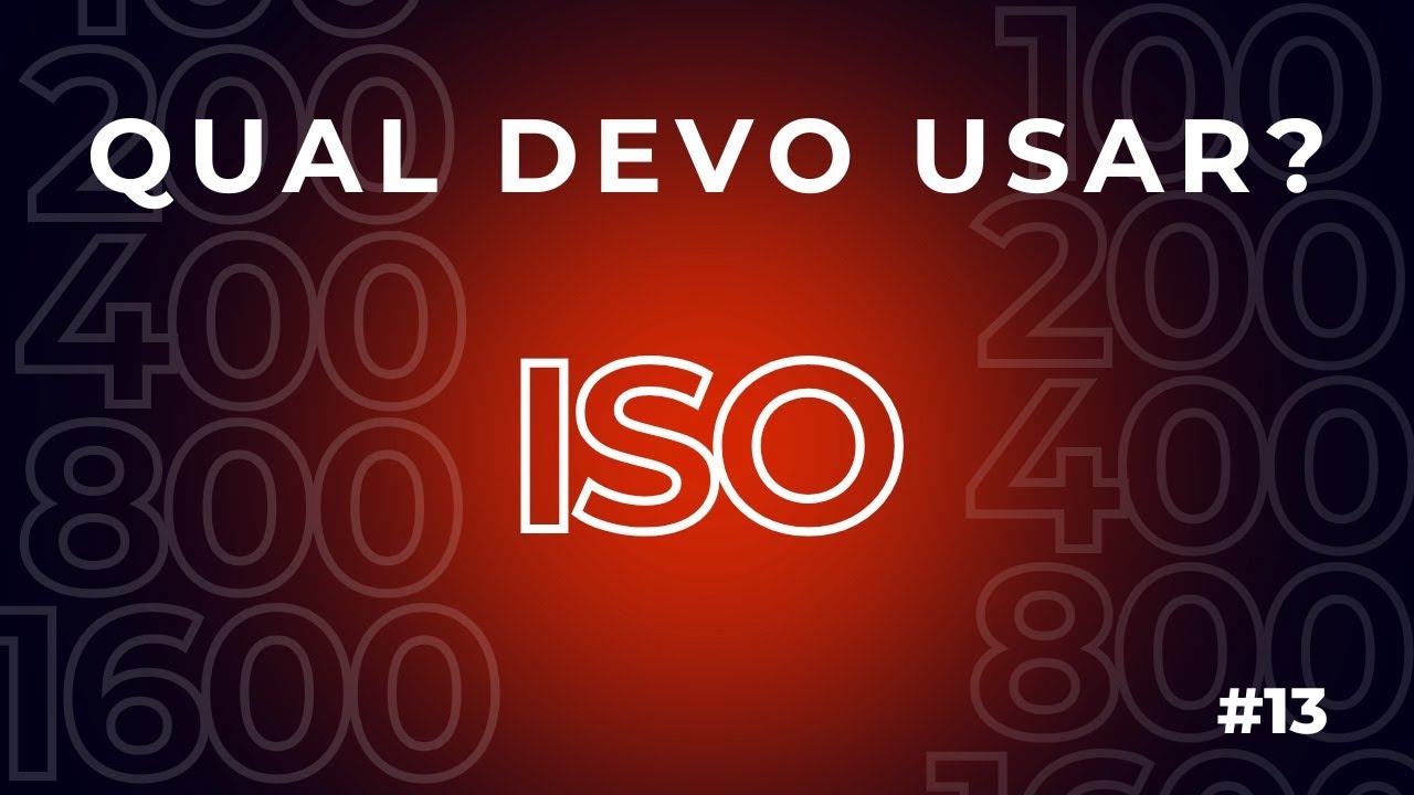 🎞️ ISO Profissional: Como escolher a sensibilidade certa sem medo.
