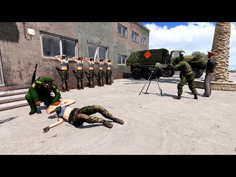 Keine Zeit mehr! US -Scharfschützen greifen die russische Basis an, wenn die Hinrichtung beginnt -