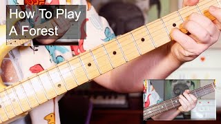 'A Forest' The Cure Guitar &amp; Bass Lesson