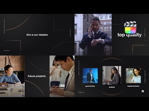 Corporate Ad Modular Template for Apple Motion & Final Cut Pro - MotionVFX