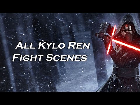 Kylo Ren Fight Scenes | Stars Wars Episodes 7-9
