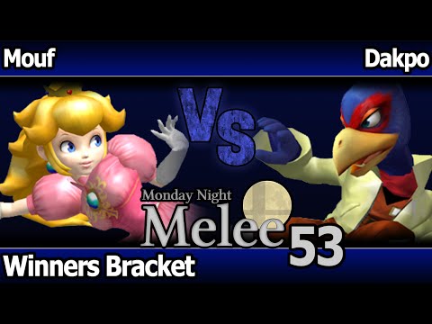 MNM 53 Melee - Mouf (Peach) vs FX DFW | Dakpo (Falco) - Winners Bracket