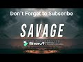 Megan Thee Stallion - Savage (Official Instrumental)