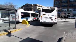 Double B60's departing/debating on who leaves first At Williams burg bridge terminal