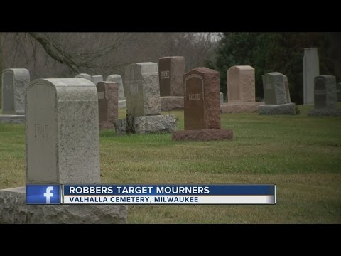 Man speaks out after being robbed at Valhalla Cemetery in Milwaukee