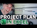 Make A Project Plan With Excel