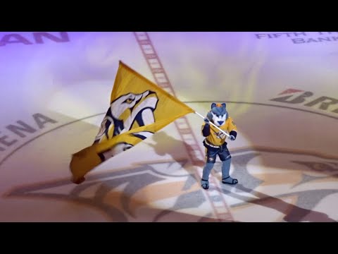 GNASH performance - Nashville Predators mascot - 2019-20