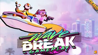 🎮 WAVE BREAK (Funktronic Labs, 2022) 🛹 🚤 Skateboating Indie Synthwave Game for Xbox One