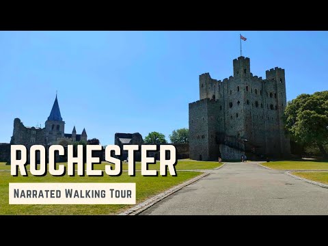 ROCHESTER, Kent | 4K Narrated Walking Tour | Let's Walk 2024