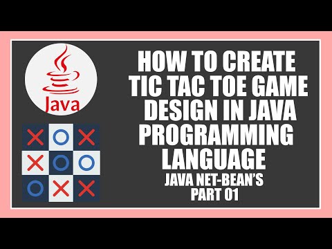 How to create ||TIC TAC TOE GAME|| Design in ||JAVA NET-BEANS|| ||PART 01||