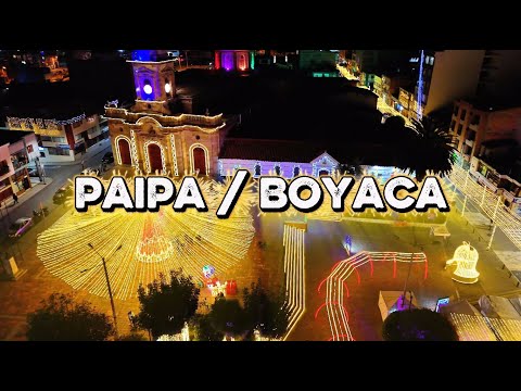 Alumbrados en Paipa Boyacá | Dron 4K