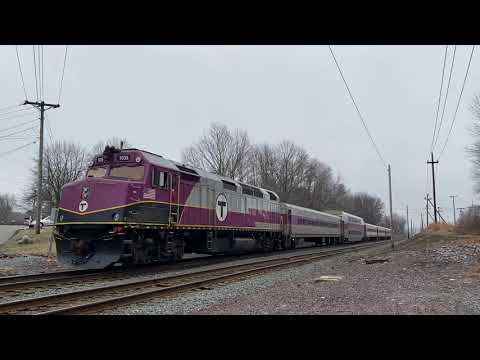 Pan Am, Amtrak, & MBTA Trains in New England | Late March, 2021
