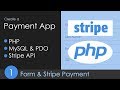 PHP MySQL Stripe API Payment App Part 1