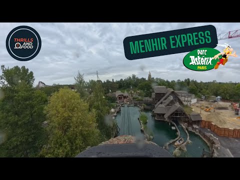 Menhir Express Log Flume On-Ride POV | Parc Asterix