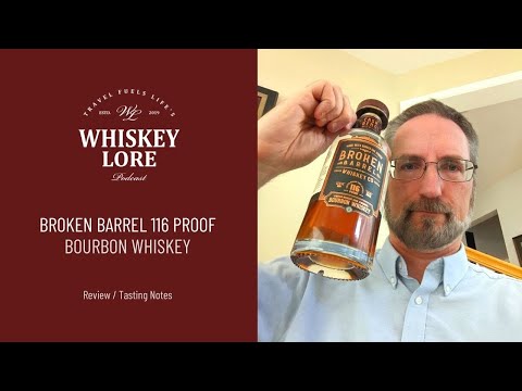 🥃  BROKEN BARREL WHISKEY 116 PROOF CASK STRENGTH BOURBON WHISKEY // Finishing With Oak Staves