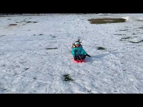 12-20-2020 Doylestown PA Sledding at Central Park