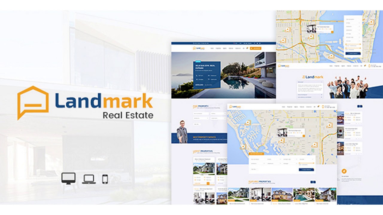 Landmark - Real Estate PSD Template | Themeforest Website Templates and Themes