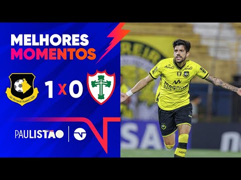 Gols e lances de São Bernardo x Portuguesa