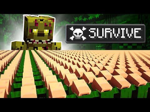 1,000,000 Villagers Survive Five Nights at Freddy's 3