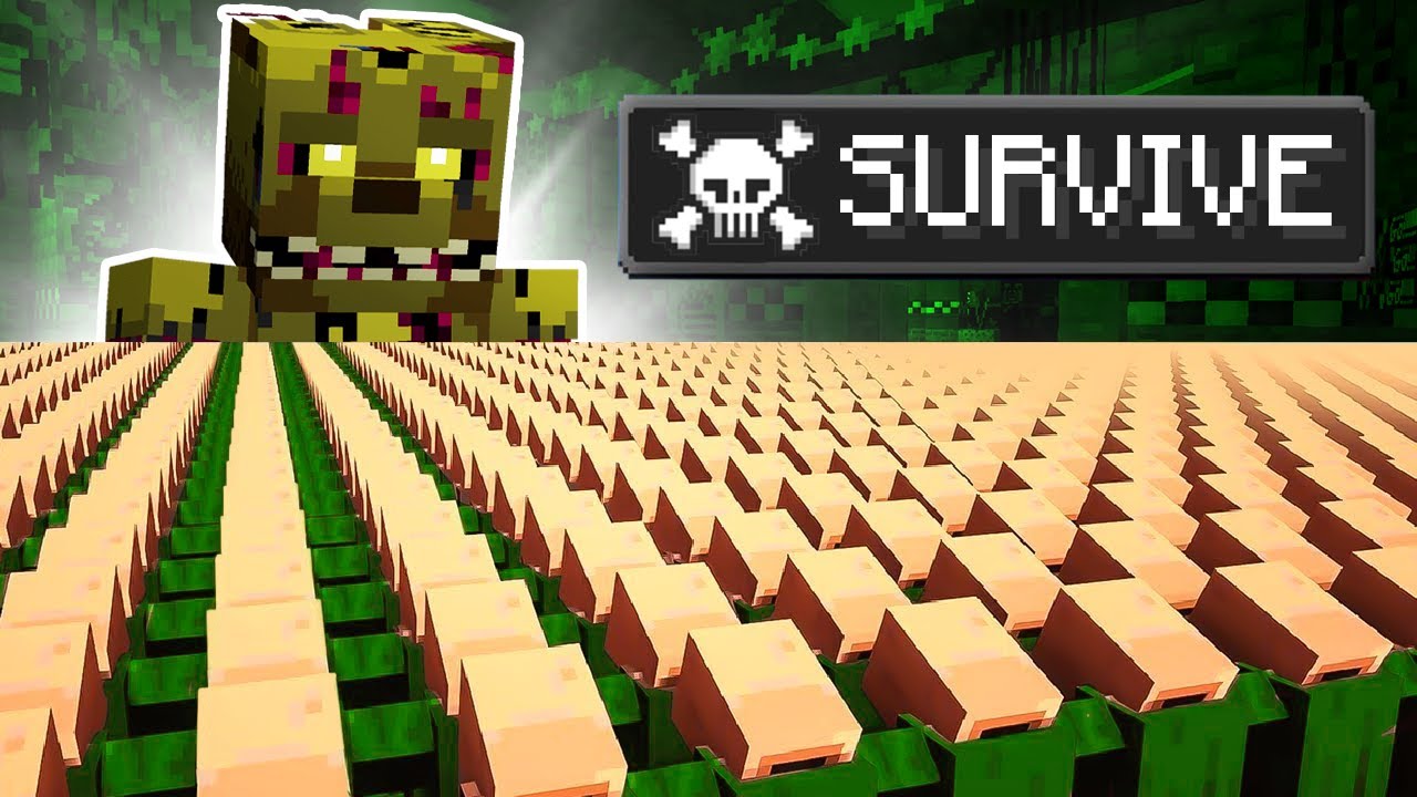 1,000,000 Villagers Survive Five Nights at Freddy's 3