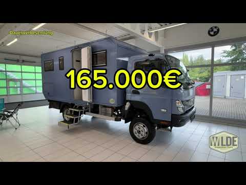 Fuso Canter 4x4 Allrad  Fernreisemobil  interne Nummer F262 165.000 €
