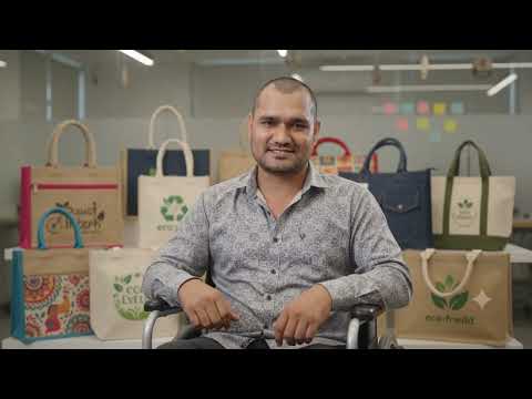 Premium Printed Canvas Bag video 2
