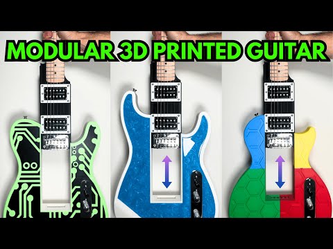 Modular 3D Printed Guitars Are Here! | PRINT. BUILD. PLAY.
