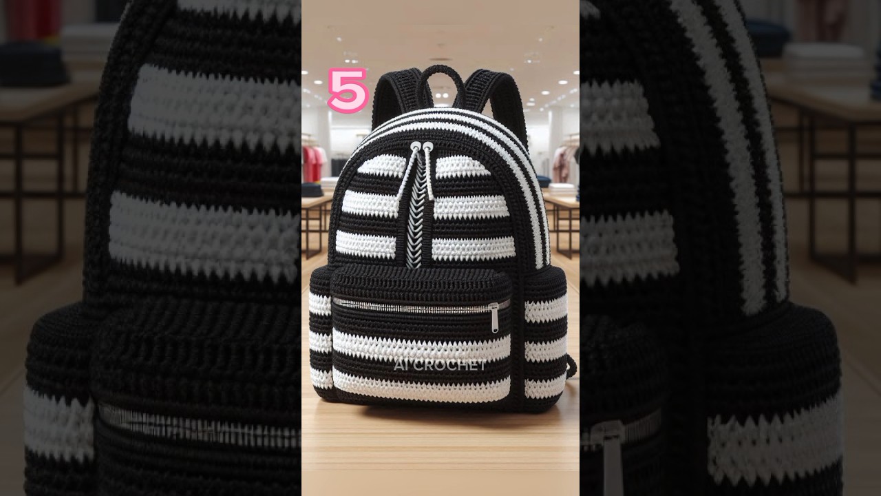 Customizable Crochet Backpacks for Everyone #crochet #bag #backpack #crochetprojects