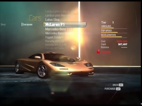 Need For Speed Undercover - Cars