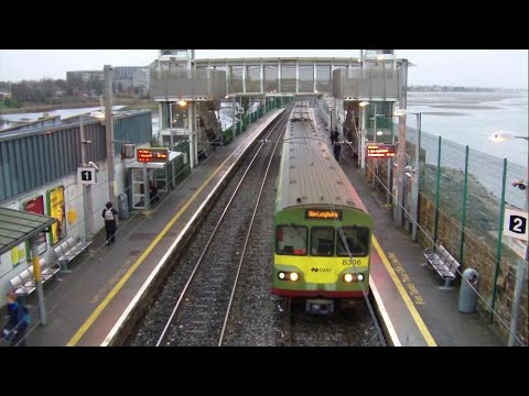 IE 8300 Class Dart Train number 8306 - Booterstown Station, Dublin