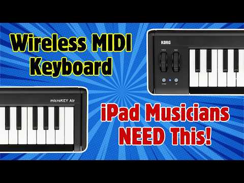 Best Bluetooth MIDI Keyboard? Korg microKEY2 37 Air Unboxing & Demo!