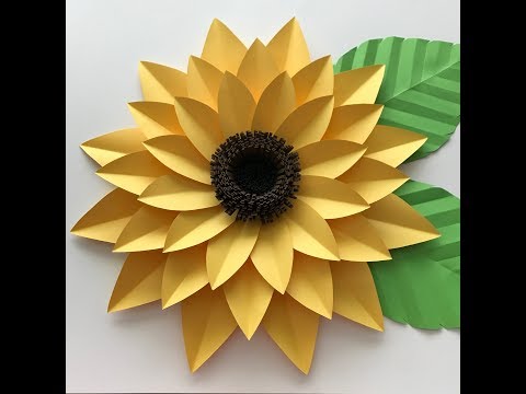 How to Easily Make Giant Paper Flowers