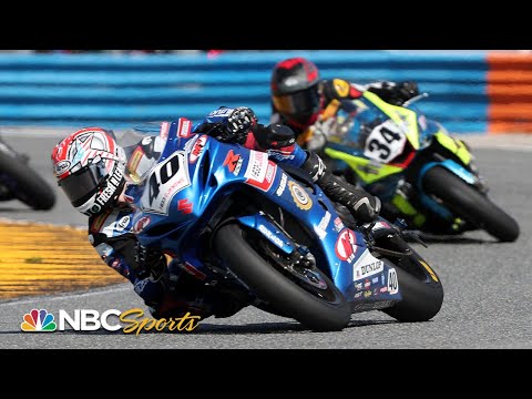Incredible final laps and photo finish at 2021 Daytona 200 | Motorsports on NBC
