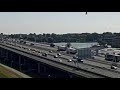 Ongeluk met spookrijder op Van Brienenoordbrug. Beelden Rotterdam Onderweg