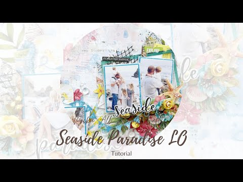 #246 MAKING A BEACH HOLIDAY THEME LAYOUT || 49 & MARKET || TUTORIAL || SUNBURST COLLECTION