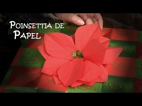 La flor de Nochebuena | Manualidades La flor de Nochebuena | Manualidades