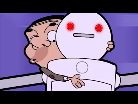 Mr. Bean Buys A Robot That Causes Mayhem & Great Destruction