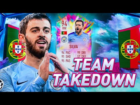 TEAM TAKEDOWN! 🤩 94 SUMMER HEAT BERNARDO SILVA! - FIFA 20 Ultimate Team
