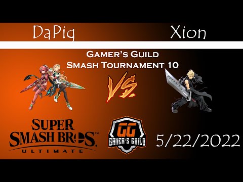 Gamer's Guild Smash Monthly 10- DaPig (Pyra, Mythra) vs Xion (Cloud)