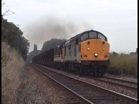 37075+37417 Hale 7F49 0747 Tunstead - Northwich TC 5 September 1993