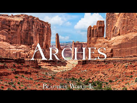 Arches National Park 4K Ultra HD • Stunning Footage, Scenic Relaxation Film with Calming Music
